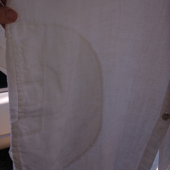 Mosaic linen top - Picture 3 of 4